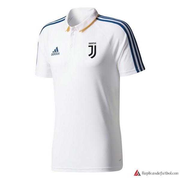 Polo Juventus 2017-2018 Blanco Azul